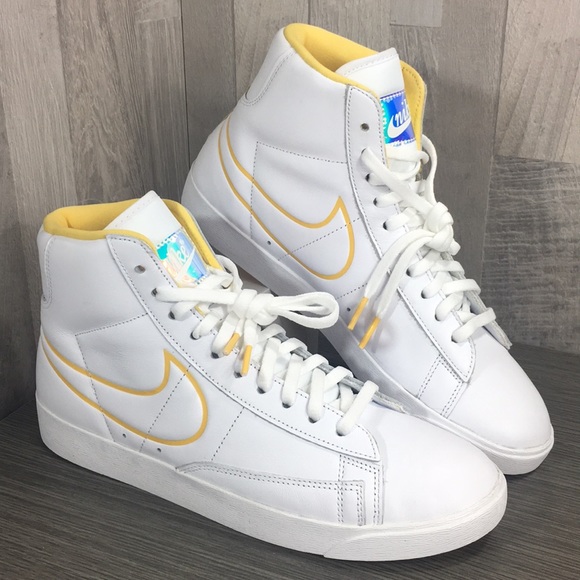 clear and gold nikes